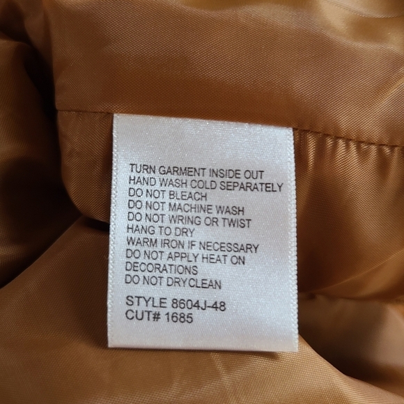 CITY Girl by Nancy Bolen Vintage 80's Western Style Faux Leather Jacket - SizeXL - Picture 13 of 13